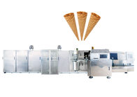 Chaîne de production élevée de cornet de crème glacée de flexibilité avec la station différente de roulement, 47 plats de cuisson