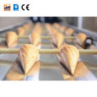 Chaîne de production automatique de petit pain de cône et d'oeufs, 61 calibres de cuisson de fonte, durable et résistant à l'usure.
