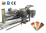 Machine de production de petit pain d'oeufs de gaufrette, machine chinoise automatique fonctionnelle multi d'ensemble de cornet de crème glacée.
