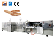 Chaîne de production automatique de biscuit de gaufrette de productivité élevée acier inoxydable