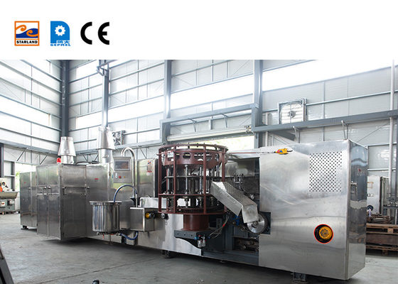 Gaufrette de capacité élevée faisant la chaîne de production de biscuits de gaufrette de machines