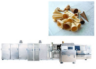 Chaîne de production automatique de cône de sucre d'acier inoxydable, cônes standard de la machine 4000 de cuisson de cornet de crème glacée/heure