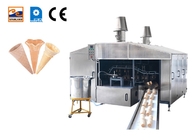 chaîne de production automatique de cône de gaufrette 0.75kw cône de crème glacée de gaufrette faisant la machine