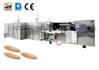 Machines industrielles commerciales de biscuit de gaufrette d'installation de fabrication de biscuit de gaufrette d'acier inoxydable