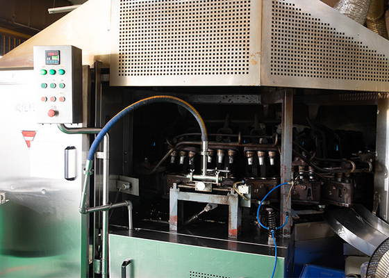 Ligne de production de cônes de galettes PLC Équipement de fabrication de cônes de galettes en acier inoxydable