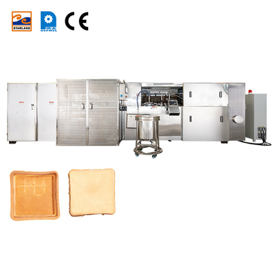 chaîne de fabrication de coquille de tarte de machine de cuisson de coquille de tarte de l'acier inoxydable 1.5kw