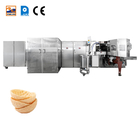 Ligne de production de cônes de gaufres en acier inoxydable Système de cuisson automatique de paniers de gaufres dans l'industrie alimentaire