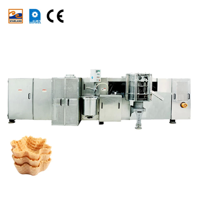 Ligne de production de paniers à gaufres personnalisable avec moteur principal de 2,0 ch / 1,5 kW
