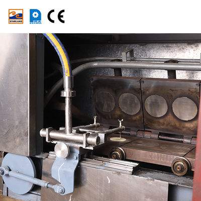 Machine à panier à gaufres automatique réglable entièrement automatique à commande PLC