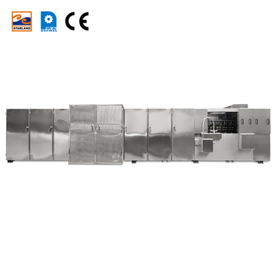 Contrôle numérique de la température Monaka Wafer Production Line avec 55 plaques de cuisson