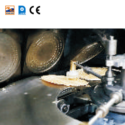 Machine de ligne de production automatique de gaufres en acier inoxydable