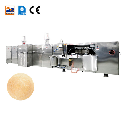 Système de commande PLC de la coque en acier inoxydable Obleas Wafer Making Machine