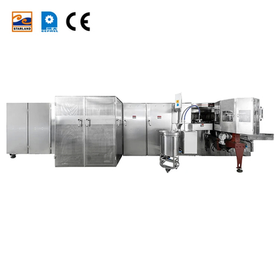 Ligne de production de paniers à gaufres de grande capacité avec fonctionnement de production réglable