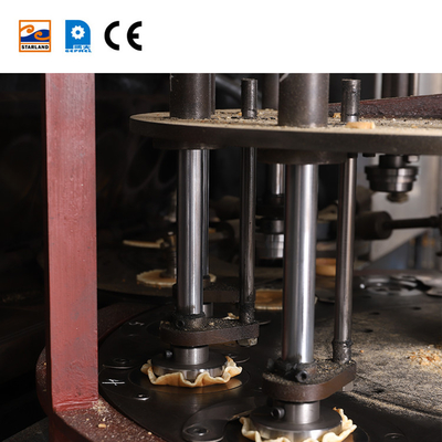 Machine automatique de fabrication de gaufres en acier inoxydable personnalisée avec contrôleur PLC