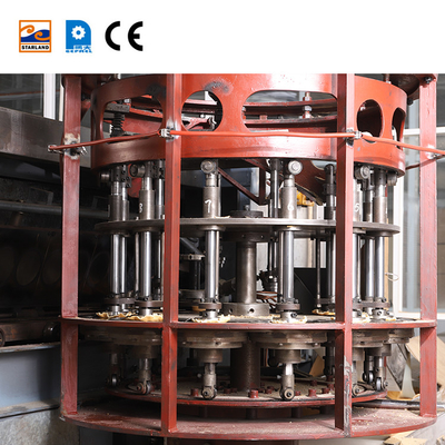 Machine automatique de fabrication de gaufres en acier inoxydable personnalisée avec contrôleur PLC