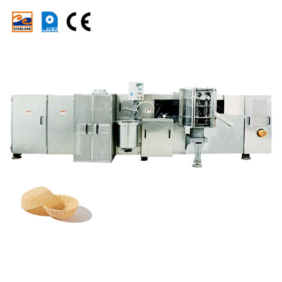 Capacité ligne de production automatique de paniers à gaufres en acier inoxydable avec moteur principal