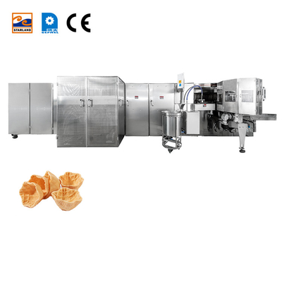 Machine à panier à gaufres à commande PLC en acier inoxydable avec support technique vidéo