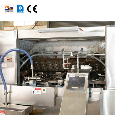 Ligne de production automatique de coquilles de tartre avec contrôle PLC et contrôle de température numérique