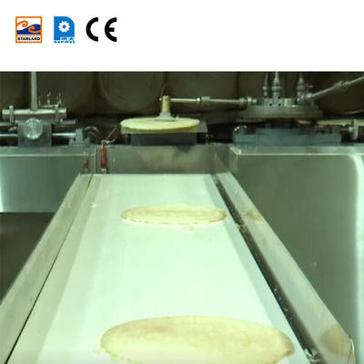 Équipement de production de galettes de gaz Obleas sur mesure avec contrôle automatique de la température et affichage numérique