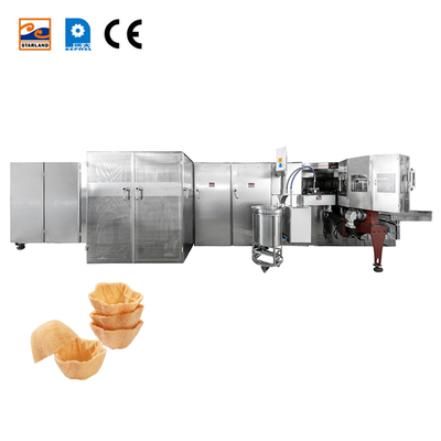 Machine automatique de panier à gaufres personnalisable avec système de contrôle PLC avancé