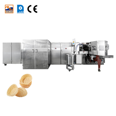 Ligne de production de paniers à gaufres de grande capacité Support technique vidéo et construction en acier inoxydable durable