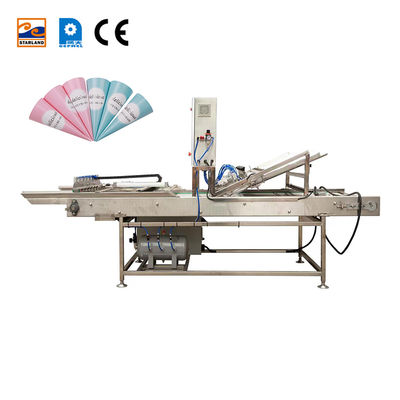 Dispositif automatique d'emballage de cônes pour des normes élevées en milieu industriel