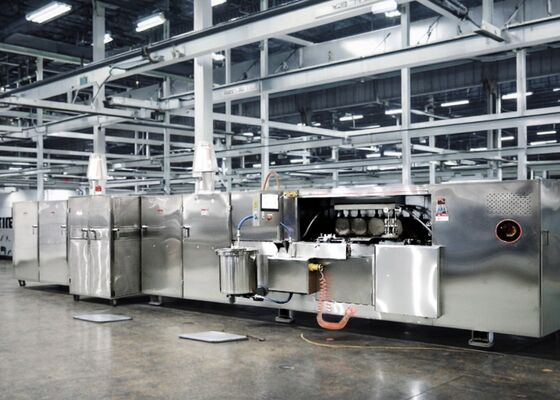 PLC Control System Wafer Biscuit Machine Stainless Steel Material Designed For High Volume Production And Consistent Output