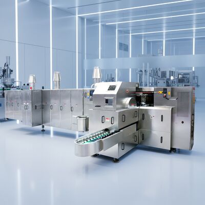 Spécification de la machine à fabriquer des cornets de crème glacée à haute productivité conçue pour fournir des cornets constants