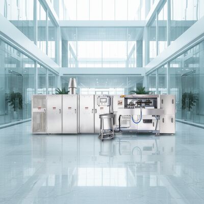 Machine automatique de cône de gaufre en acier inoxydable parfaite pour la production continue de délicieux cônes de gaufre croustillant