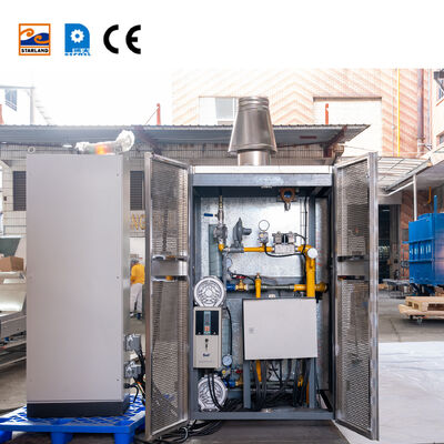 Ligne de production de cônes de gaufres en acier inoxydable Opération automatique avec système de commande PLC Pour la fabrication de cônes de gaufres