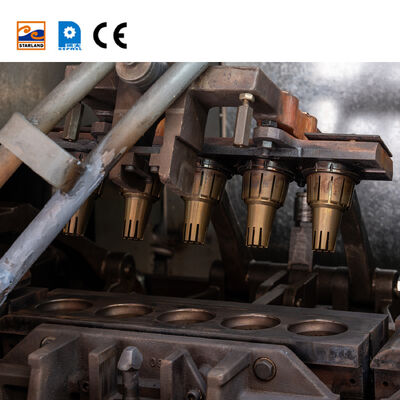 Ligne de production automatique de cônes de gaufres dotée d'un régulateur de température à écran numérique et d'un système de contrôle PLC pour une sortie constante