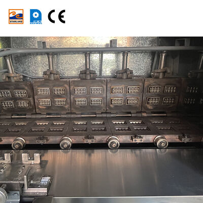 Ligne de production de galettes Monaka en acier inoxydable comprenant une solution de contrôle de la température à l'affichage numérique pour la fabrication de biscuits en galettes
