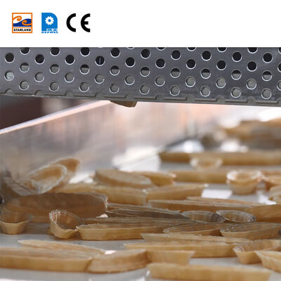 Ligne de production de galettes Monaka en acier inoxydable comprenant une solution de contrôle de la température à l'affichage numérique pour la fabrication de biscuits en galettes
