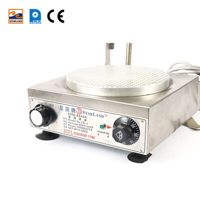 Machine automatique de fabrication de cônes en acier inoxydable 220V, entretien facile