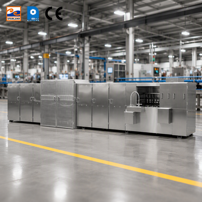 Auto Monaka Wafer Production Line Stainless Steel Material Digital Display Temperature Control For Production