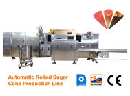 Double acier inoxydable de crème glacée de couleur de l'angle 23° Sugar Cone Production Line