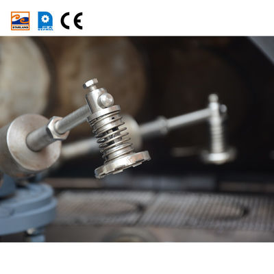 Chaîne de production du cornet de crème glacée 1.5KW 14m longtemps 89 calibres de cuisson
