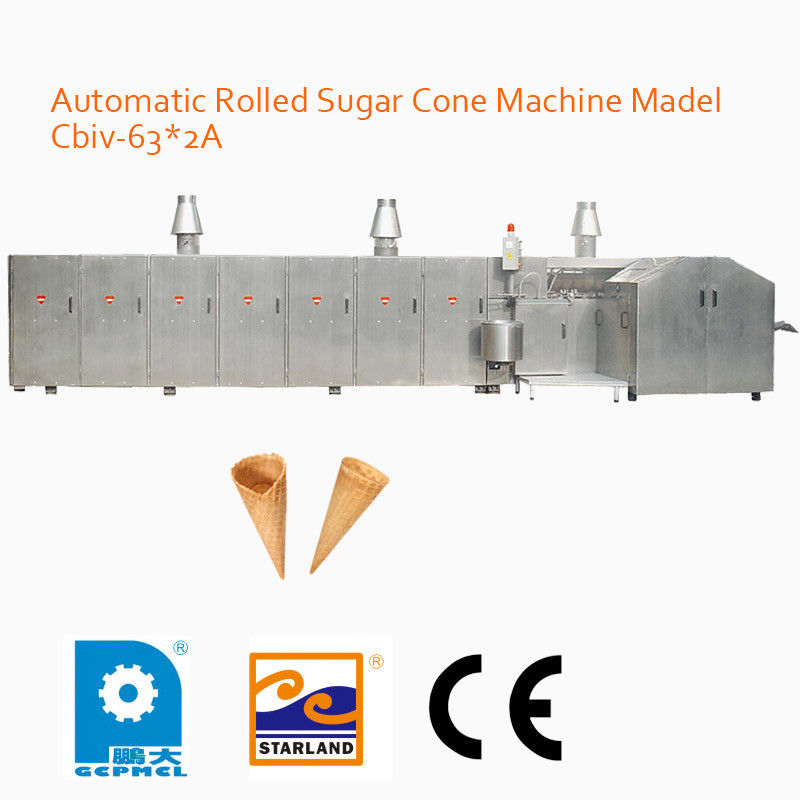 L'équipement industriel flexible de crème glacée pour faire la canne de sucre brut, facile fonctionnent