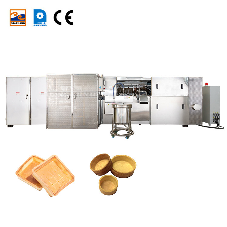 Type de tunnel Machine de cuisson à la coque de tartre entièrement automatique pour la production à grande échelle