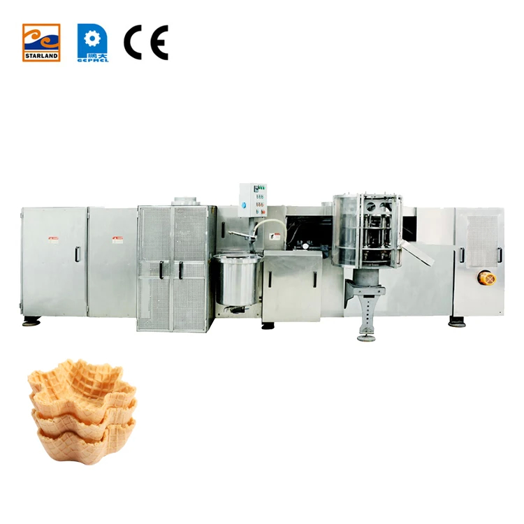 Ligne de production de paniers à gaufres personnalisable avec moteur principal de 2,0 ch / 1,5 kW