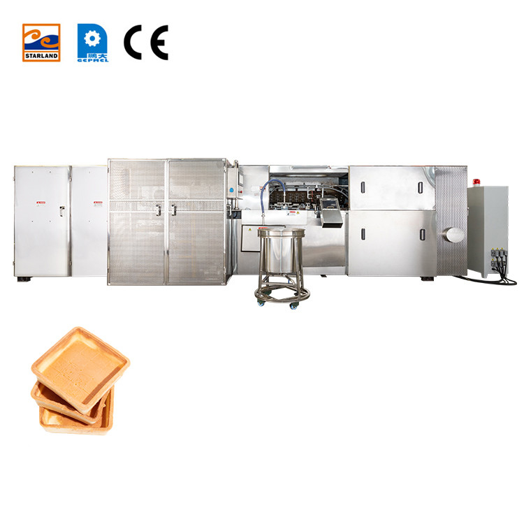 L'acier inoxydable ligne de production de coquille de tartre entièrement automatique avec contrôle de température d'affichage numérique