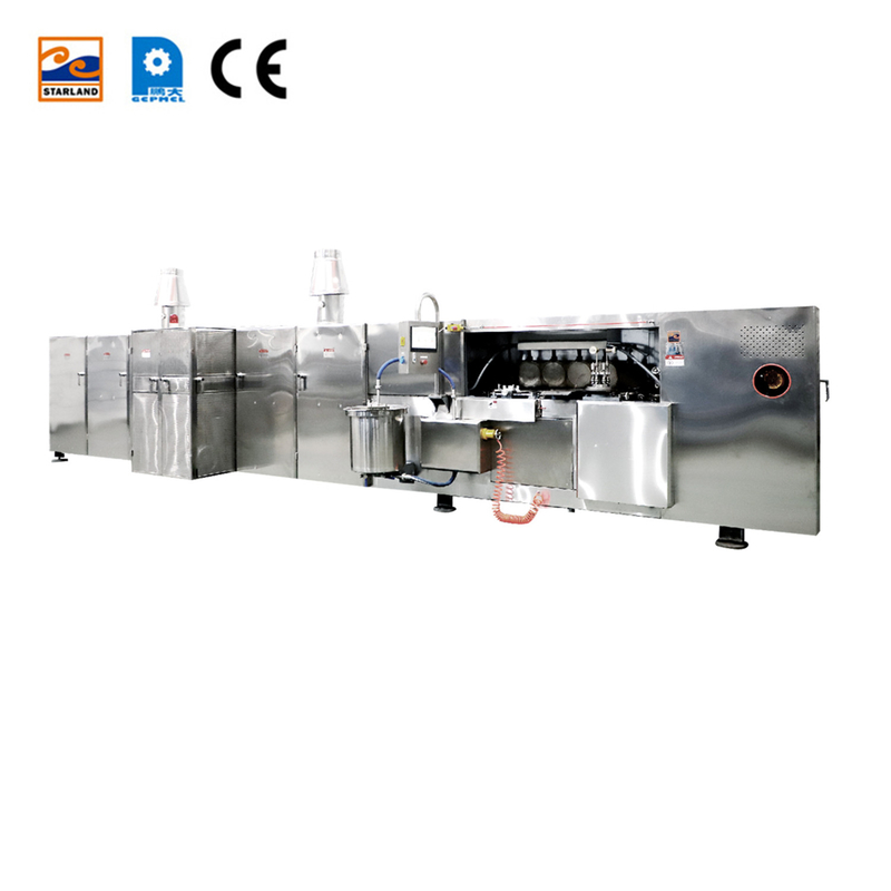 Équipement de production de gaufres en acier inoxydable avec technologie avancée et fonction automatique