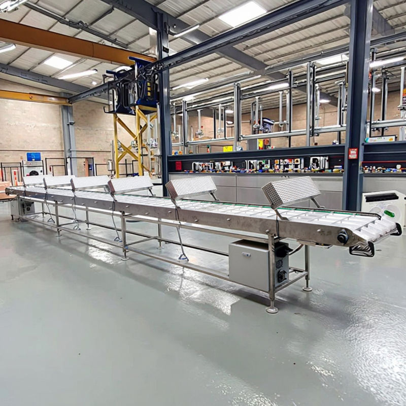 Accessoires pour chaîne de production de cônes avec normes industrielles en acier inoxydable