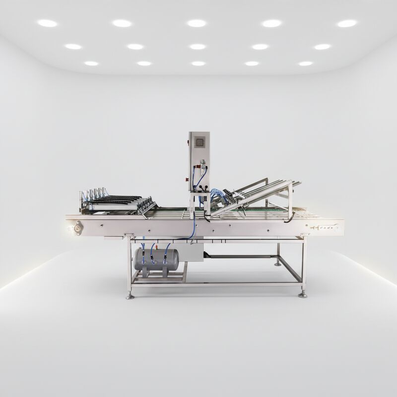 Convoyeur de refroidissement et de triage automatique à vente directe d'usine pour ligne de production de cornets de sucre