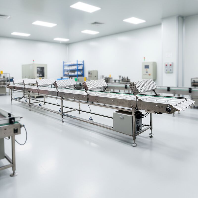 L'alimentation électrique du convoyeur de refroidissement Marshalling conçue pour la transformation alimentaire continue