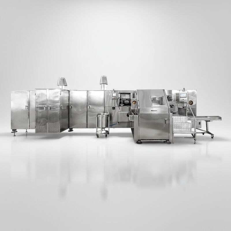 Facile à utiliser machine à cône Barquillo avec une capacité de 1800 PCS H fournissant des performances stables et un cône cohérent