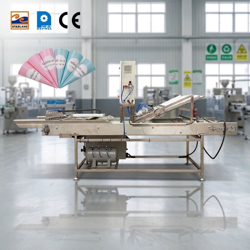 Accessoires industriels pour la ligne de production de cône automatique facile à installer équipement améliorant le processus de fabrication de cône