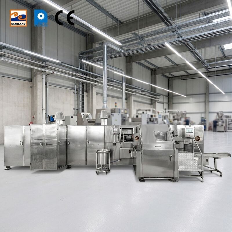 Machine de cuisson de biscuits et cornet de crème glacée, dotée d'un système de contrôle intelligent pour une gestion précise du processus de cuisson