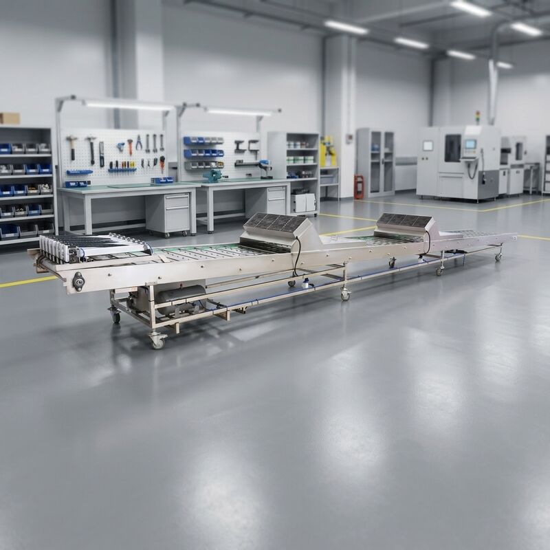 Accessoires industriels pour la ligne de production de cônes augmentant la vitesse de refroidissement des cônes de crème glacée