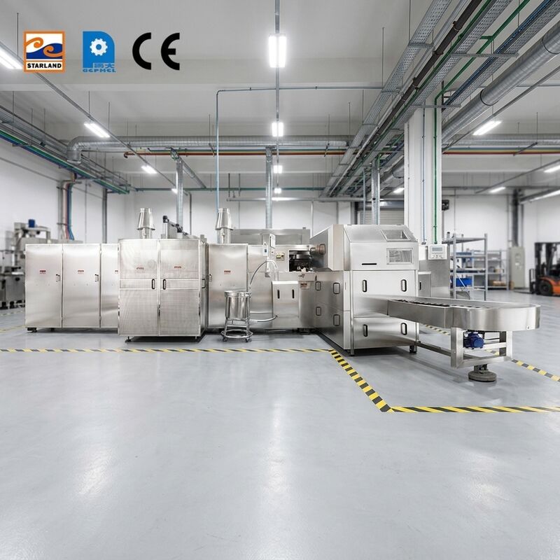 Machine automatique de cônes de sucre conçue pour améliorer les processus de fabrication de biscuits et augmenter l'efficacité opérationnelle